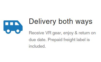 VR Headsets Delivered To You