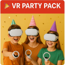 Load image into Gallery viewer, VR Party Pack – 3 Meta Quest Headsets (Best for Birthdays)
